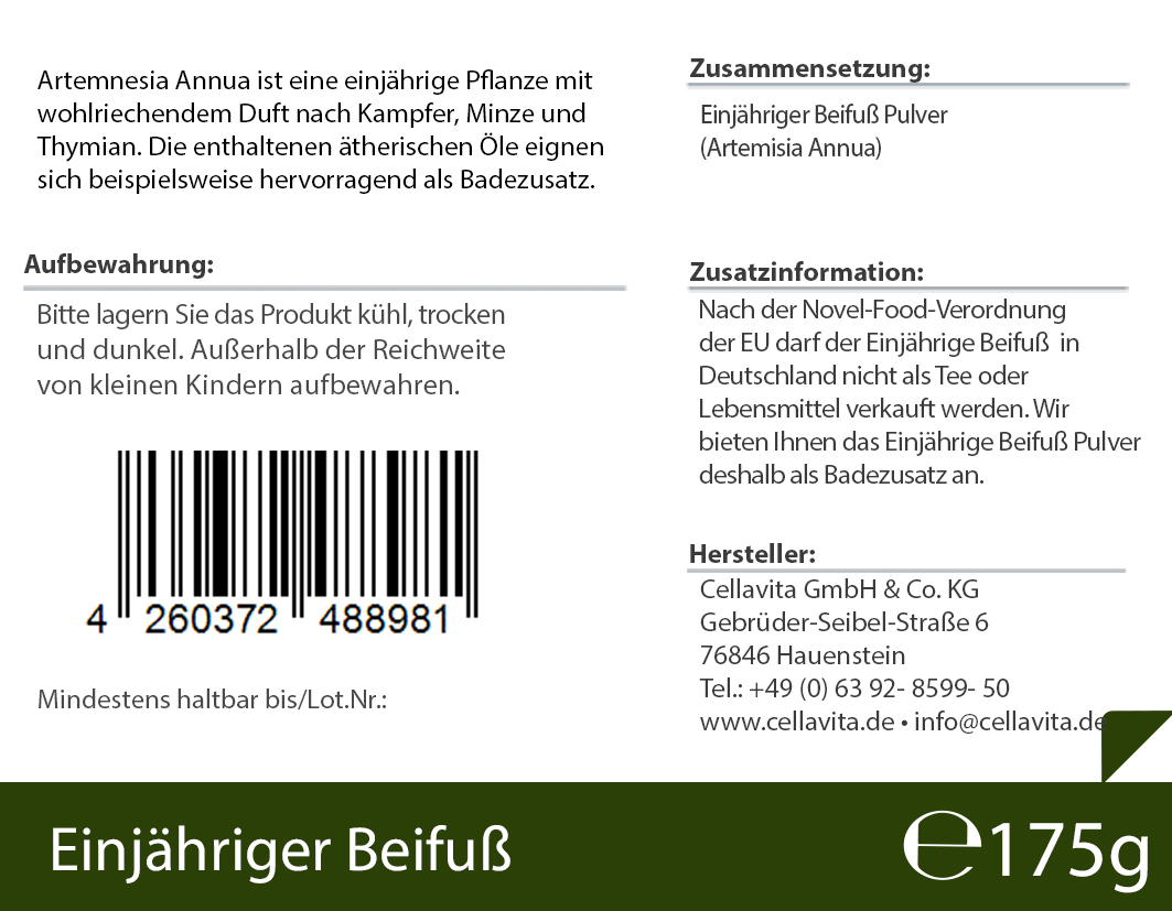 Artemisia Annua Einjähriger Beifuß 