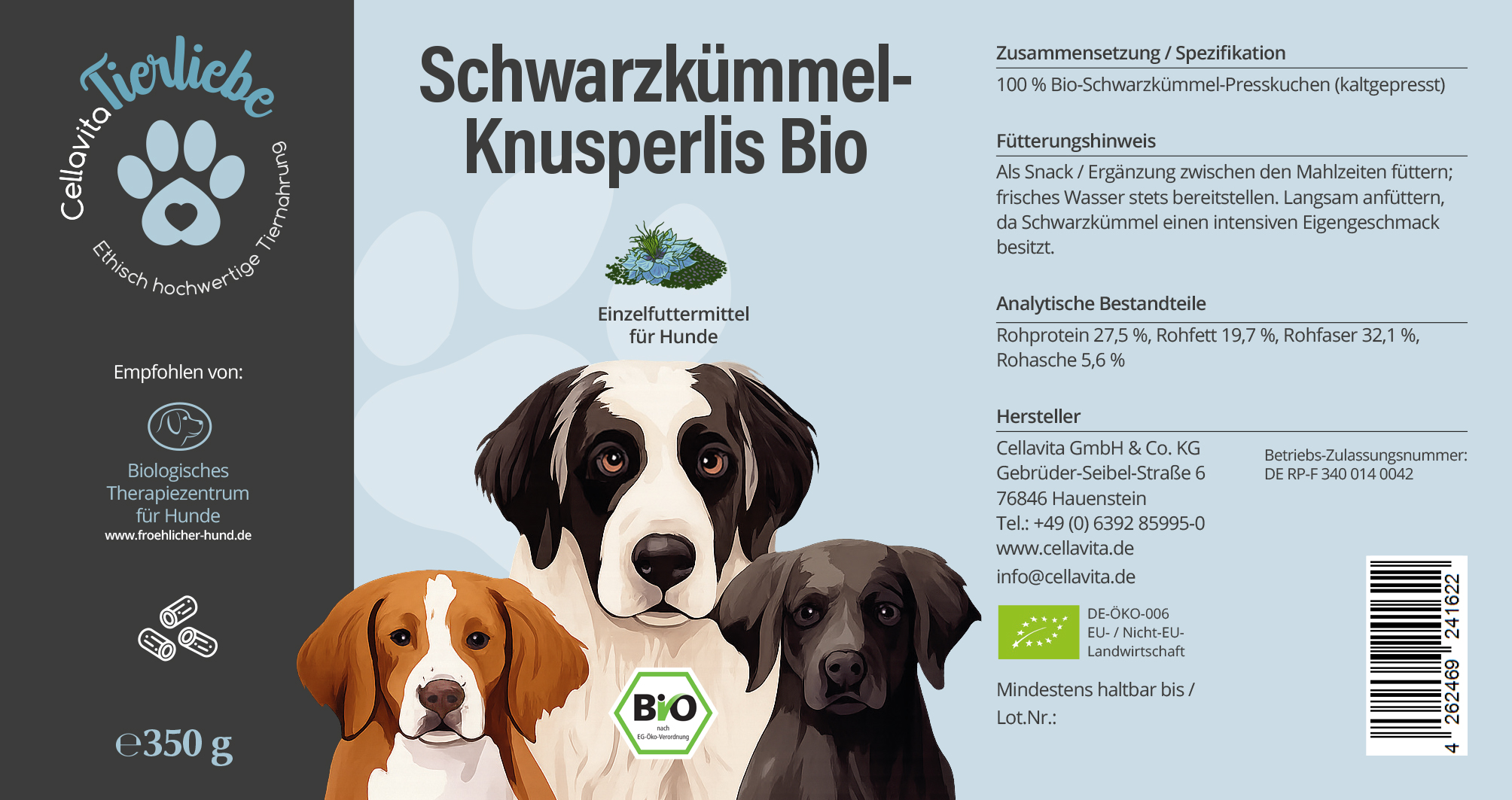 Schwarzkümmel-Knusperlis (bio)