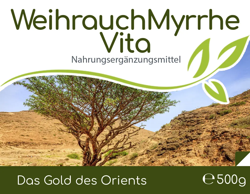 Weihrauch (Boswellia sacra) Myrrhe Pulver
