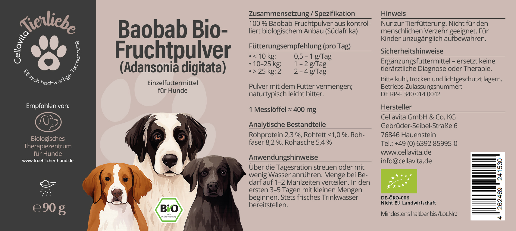 Baobab für Hunde