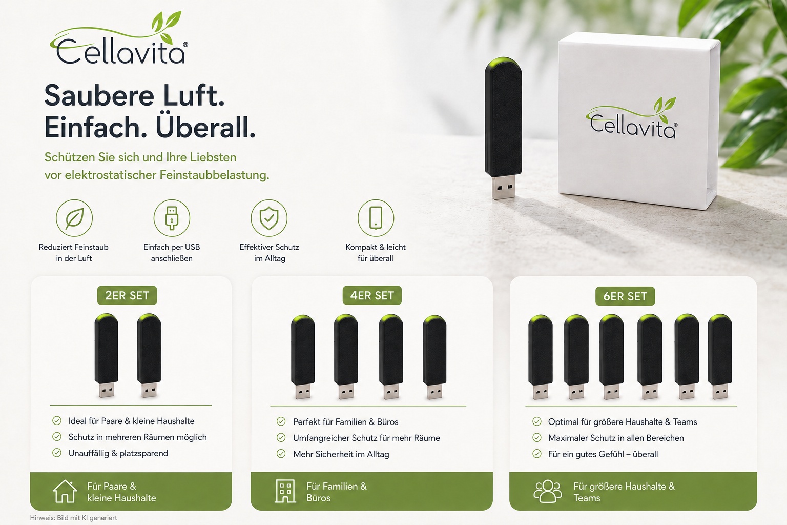 Cellavita USB Anti-Smog-Stick