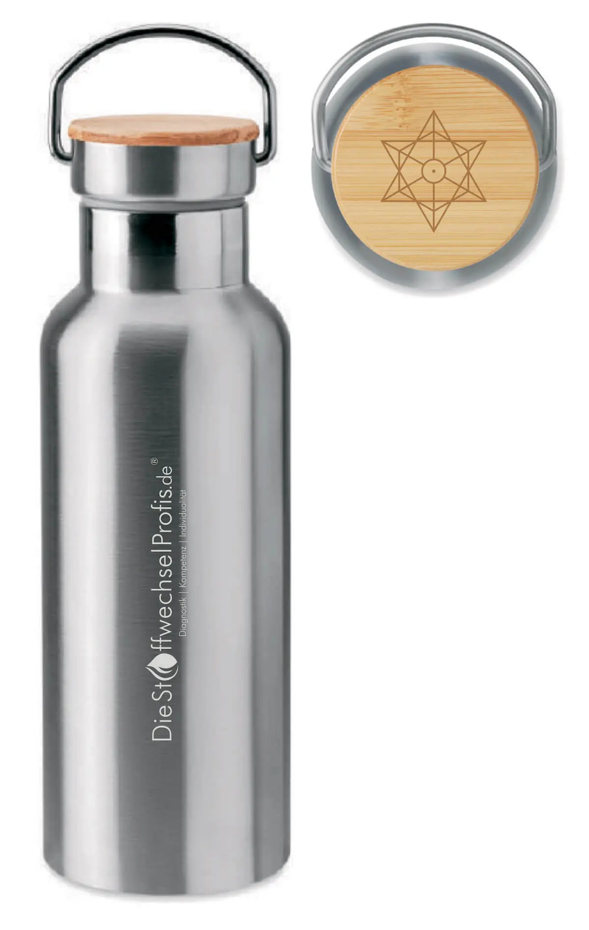 Hochenergie-Getränkeflasche 500ml by DieStoffwechselProfis® mit 90.10.® Quanten-Technologie