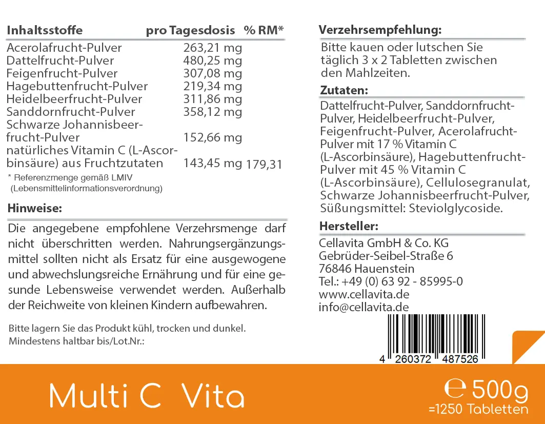 Multi C Vita Tabletten 