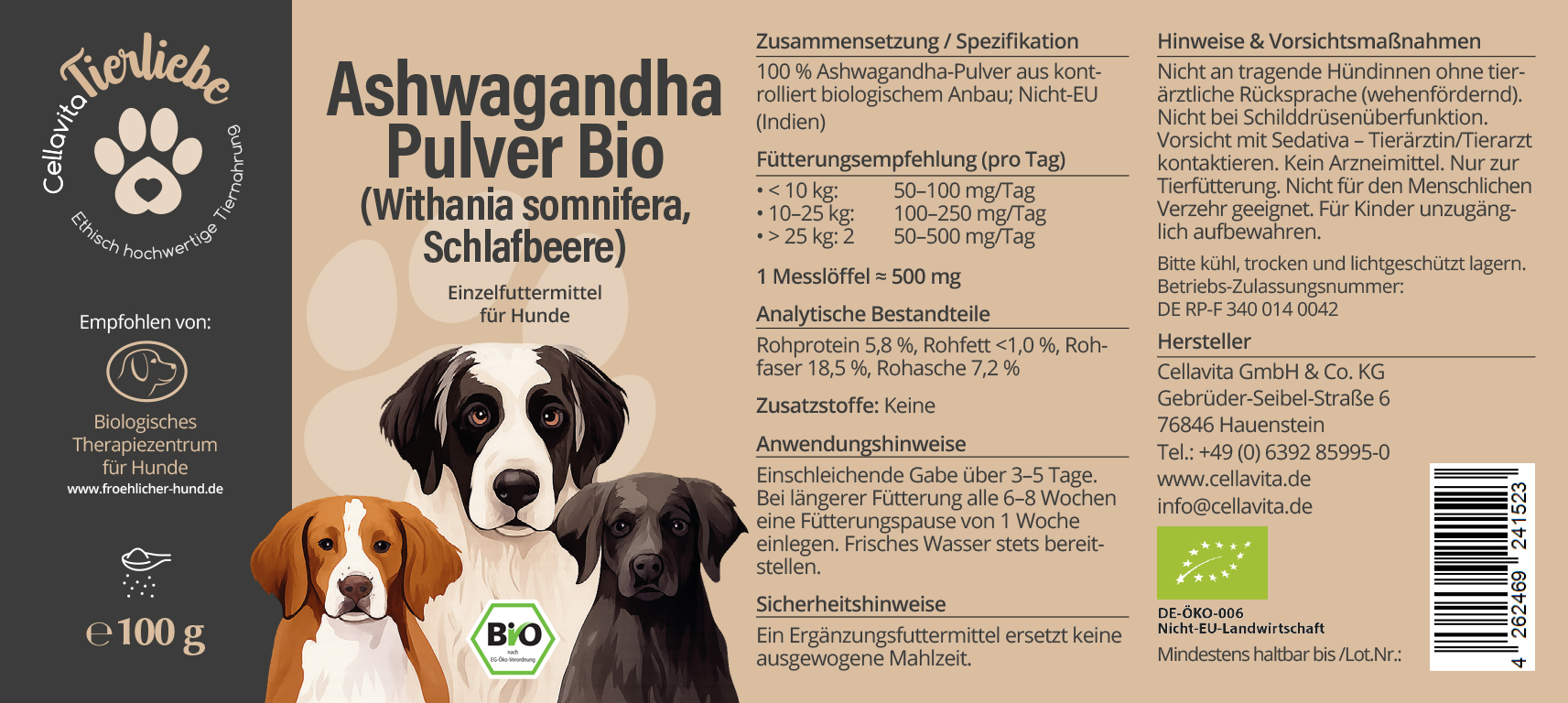 Ashwagandha für Hunde