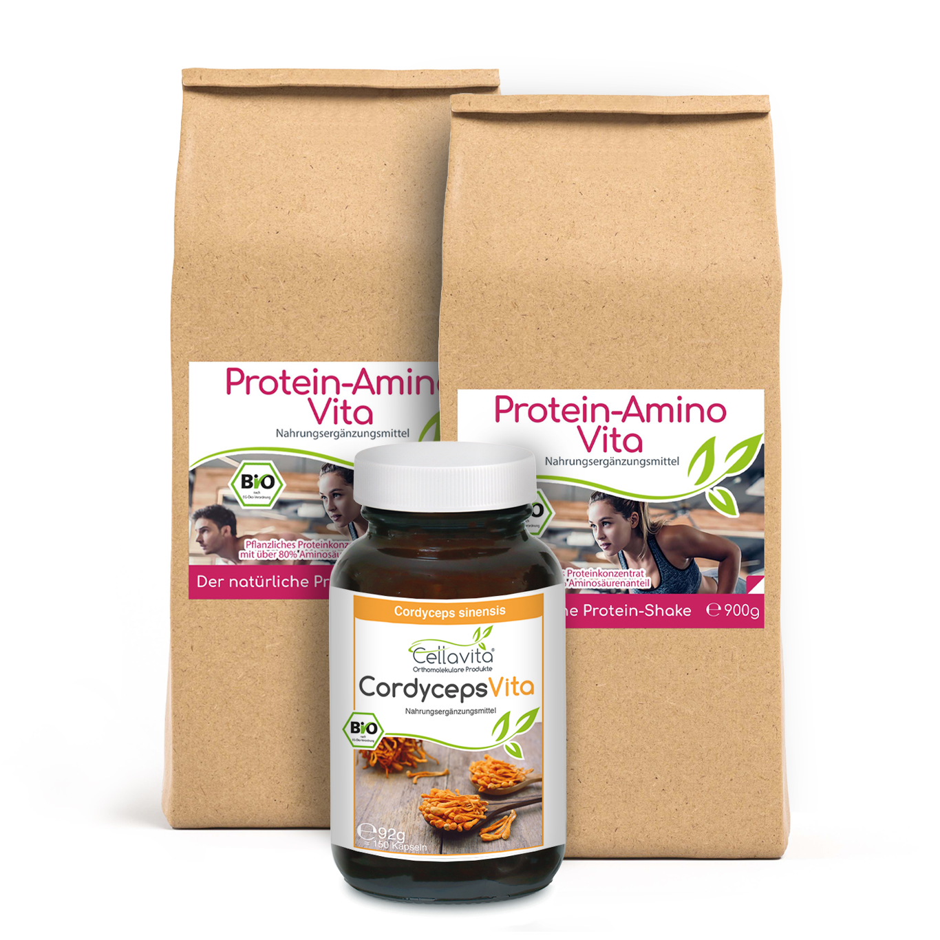 Sparbundle Cordyceps mit Protein Amino