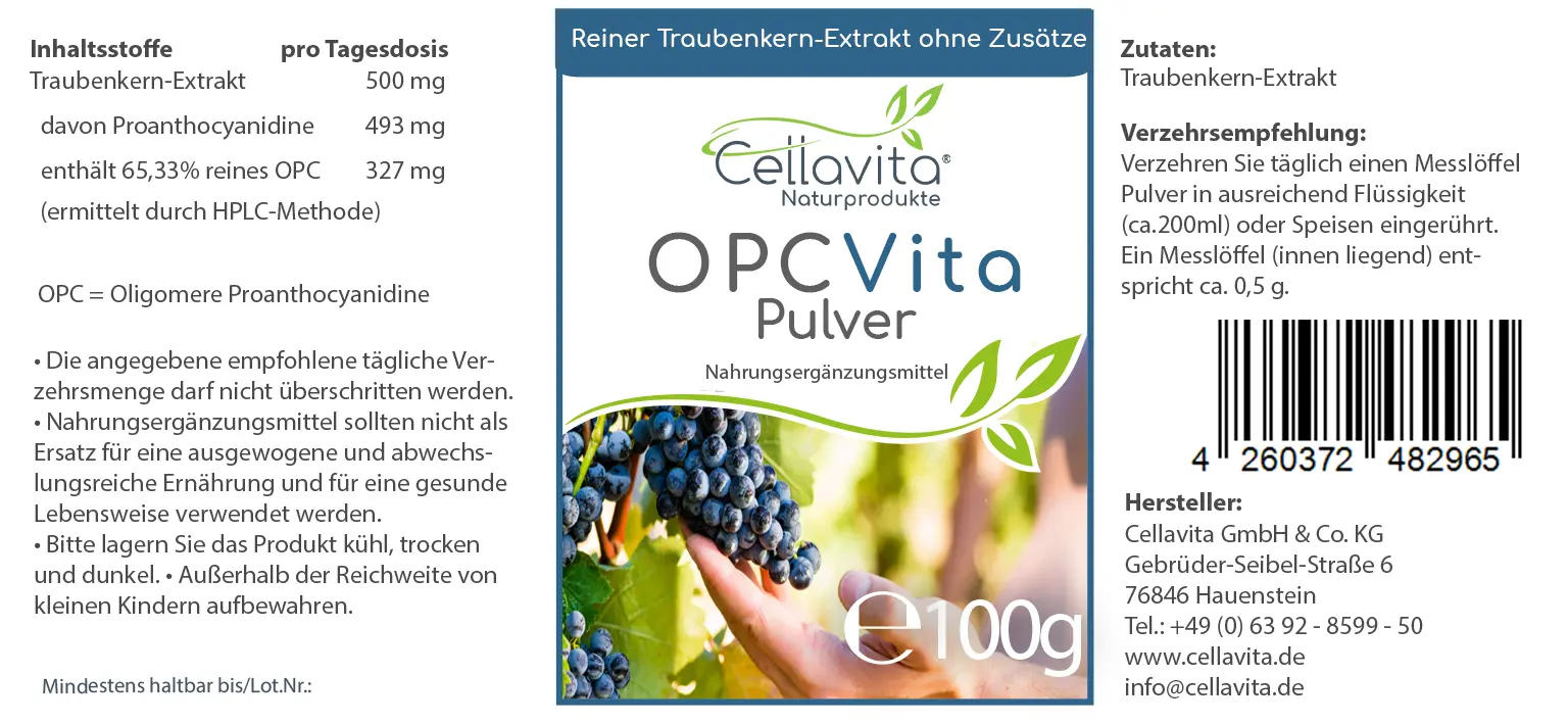 OPC Vita Traubenkernextrakt Pulver
