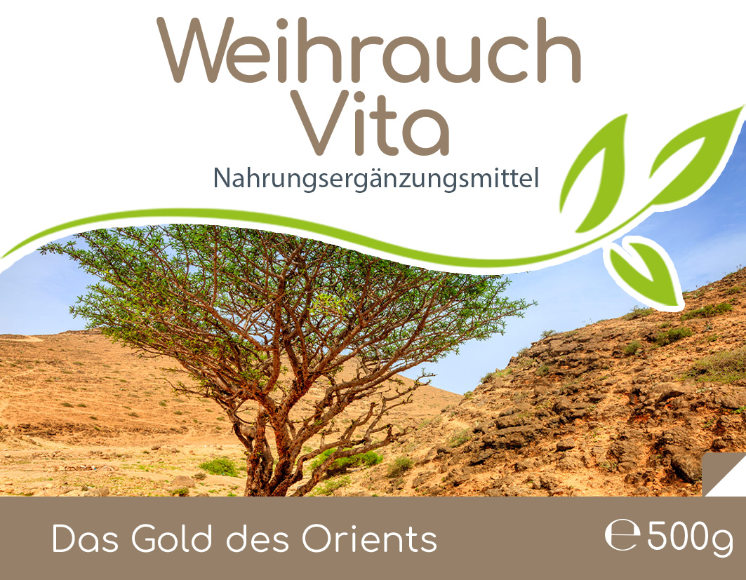 Weihrauch Vita (Boswellia Serrata) 4-Monatsvorrat - 500g im Beutel