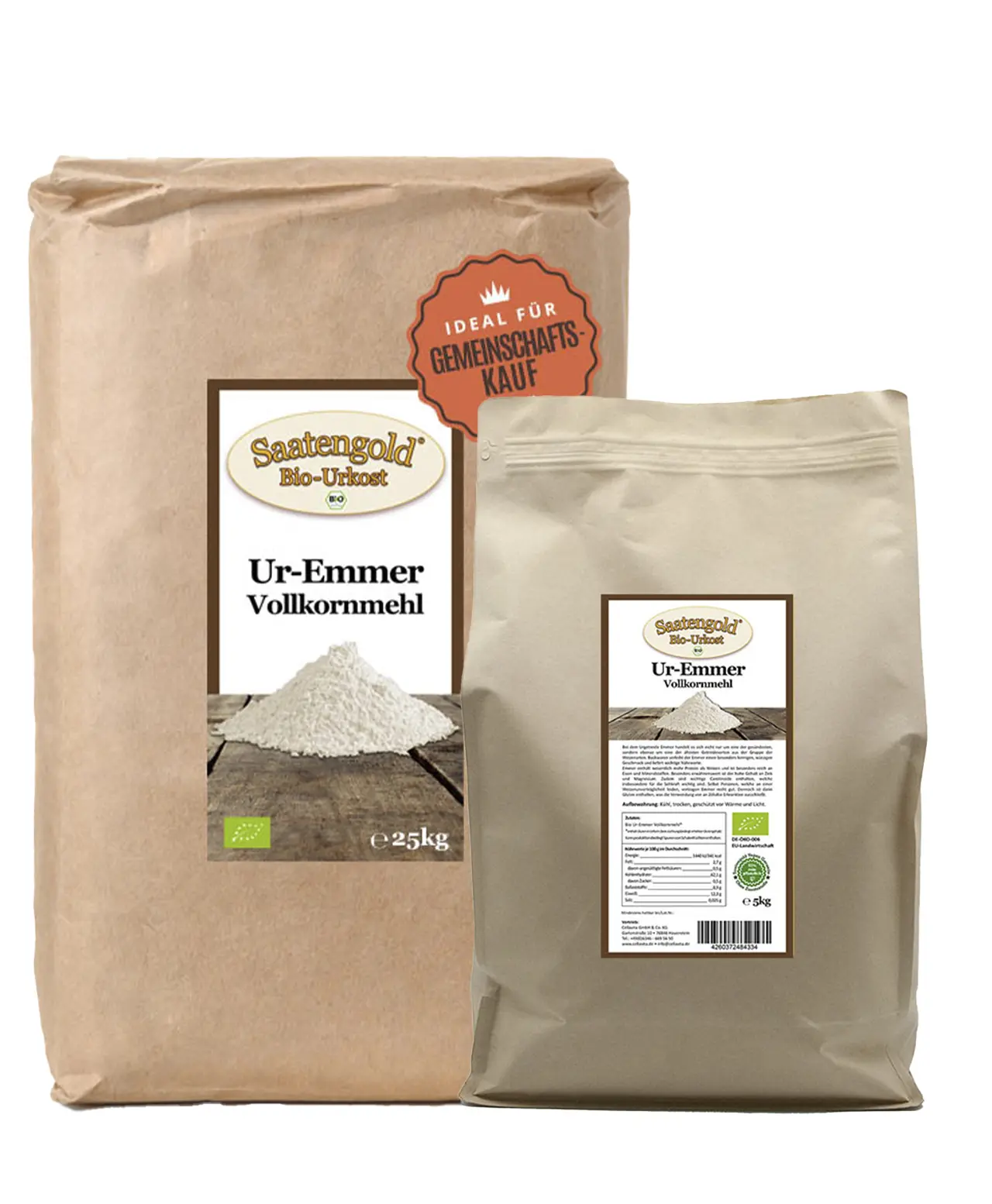 Emmer Vollkornmehl (Bio) 