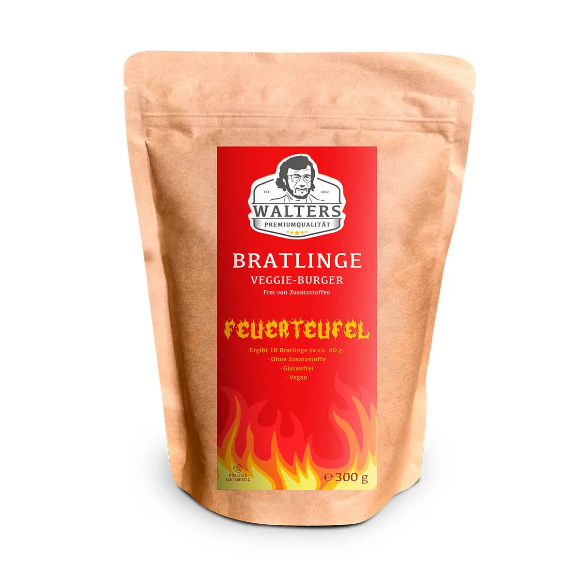 Bratlinge - Veggieburger "Feuerteufel" für 10 Bratlinge