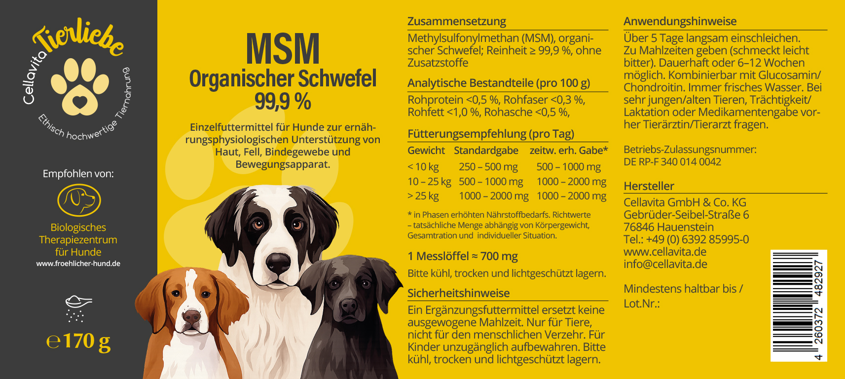 MSM für Hunde
