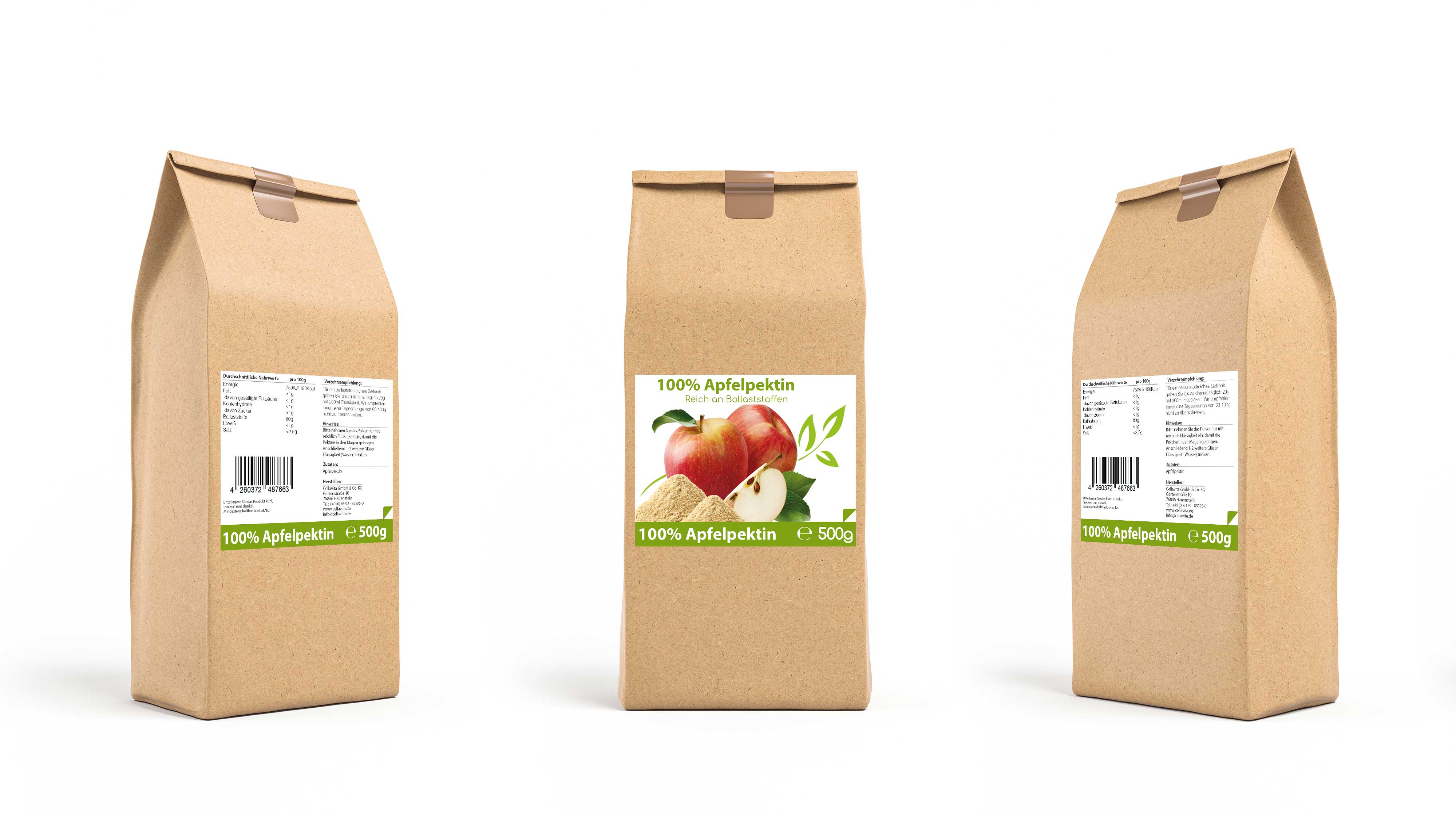 Apfelpektin 500g Vorratsbeutel