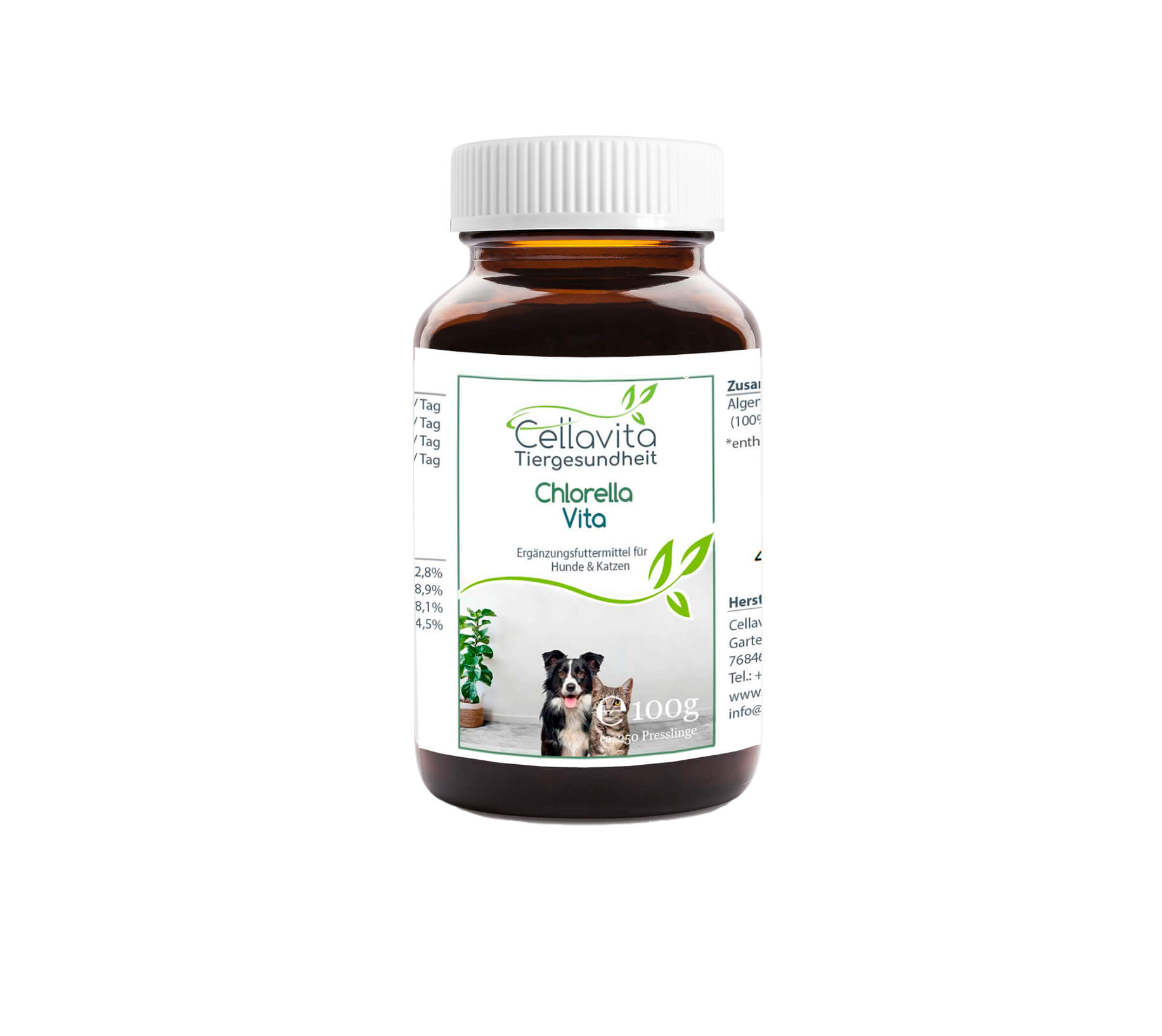 Bio Chlorella Pur 150g für Hunde & Katze