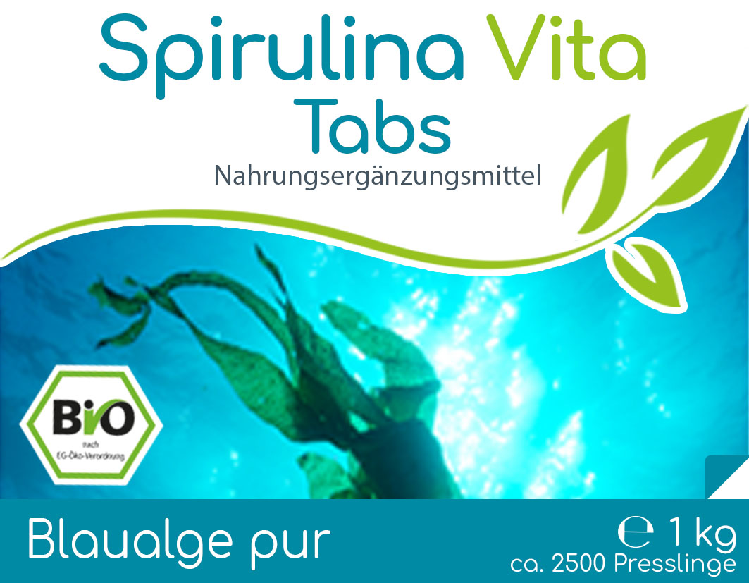 Bio Spirulina Vita Tabs à 400mg 