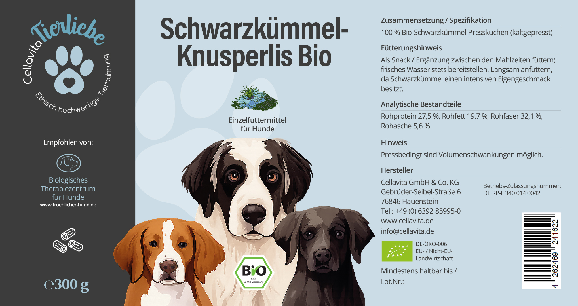 Schwarzkümmel-Knusperlis (bio)