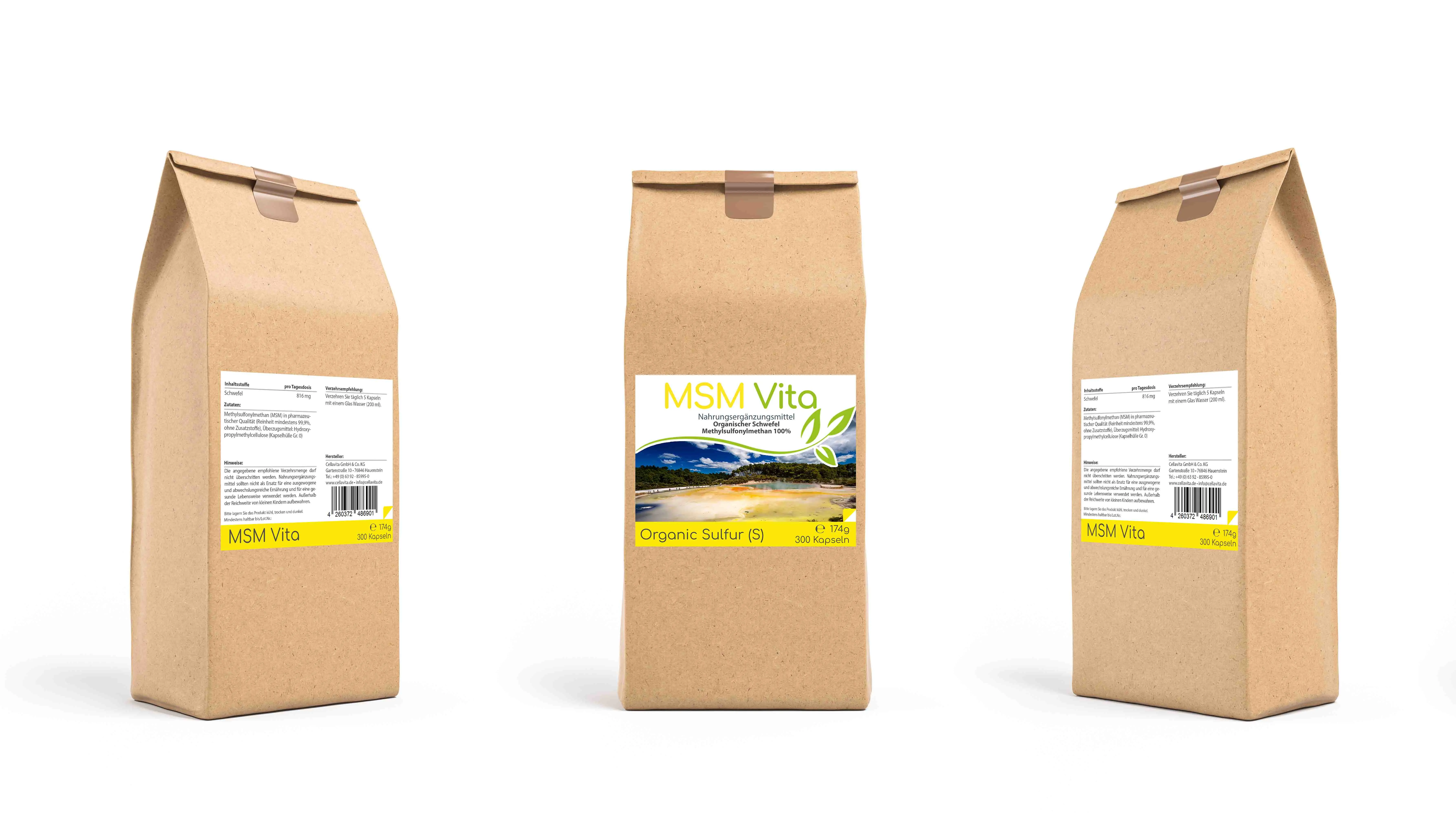 MSM - Organischer Schwefel  Kapseln 