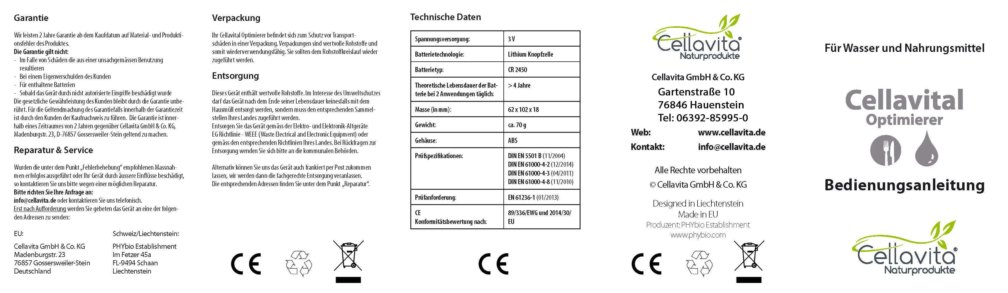 Cellavital Optimierer