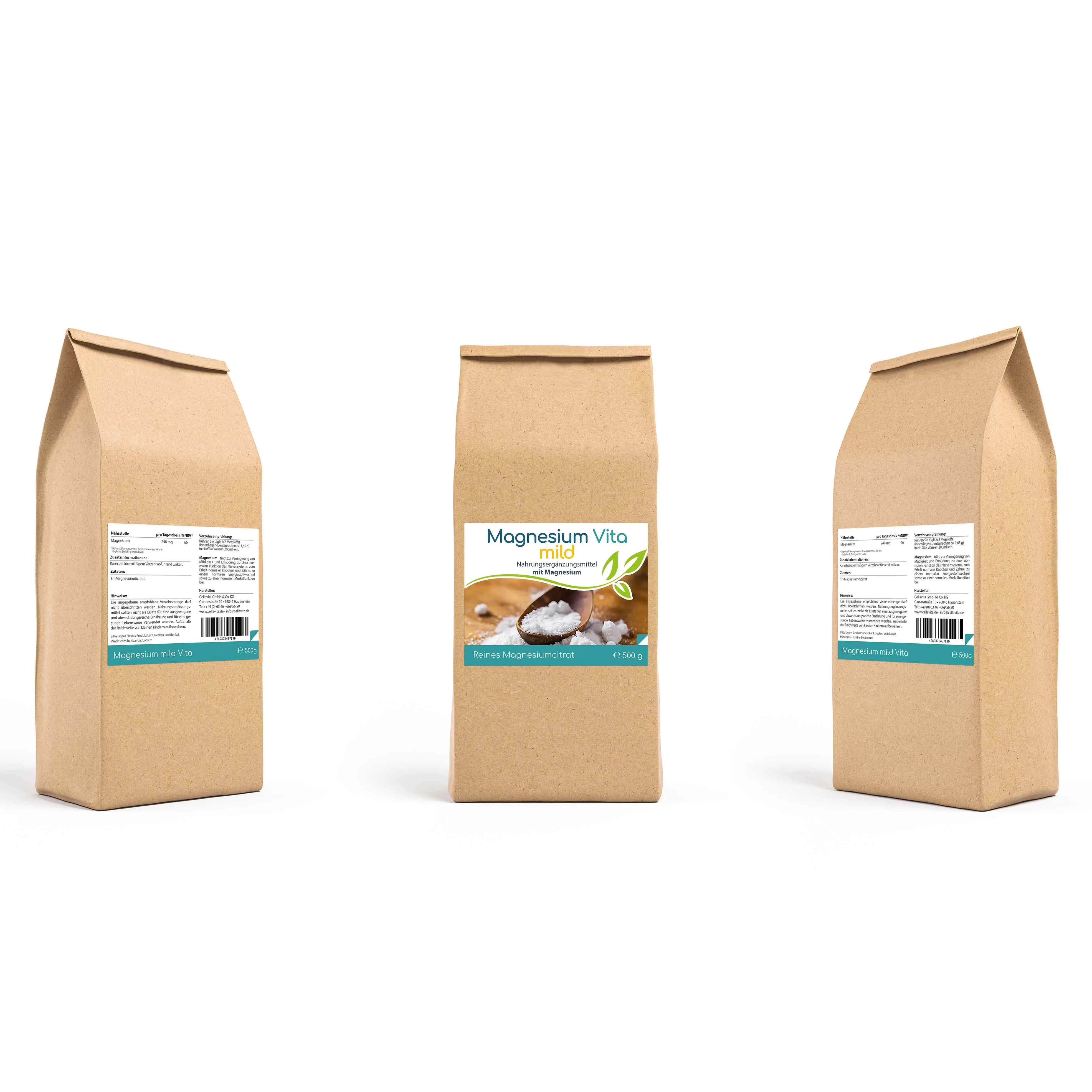 Magnesiumcitrat Vita 'mild' Pulver