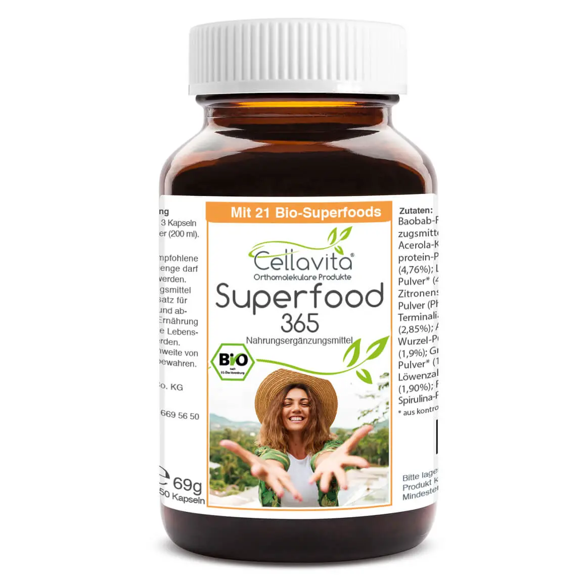 Superfood 365 Bio Kapseln- mit 21 Bio-Superfoods