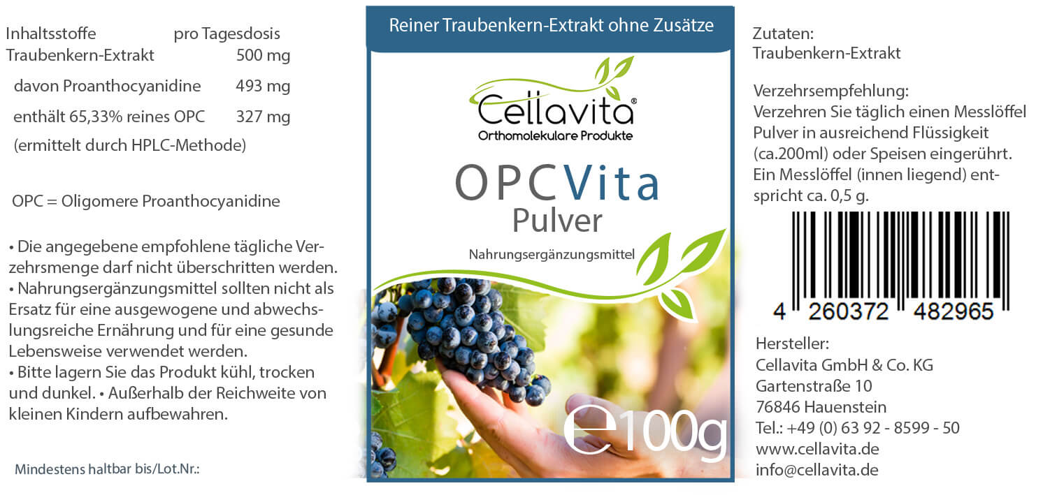 OPC Vita Traubenkernextrakt Pulver