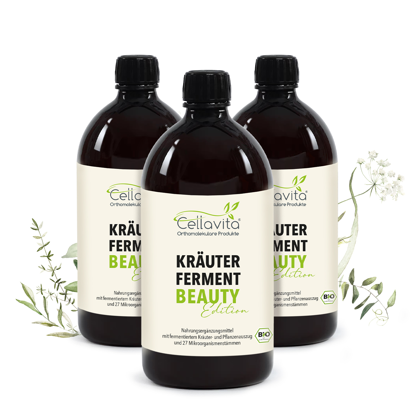 Kräuterferment Beauty Edition 3x500ml