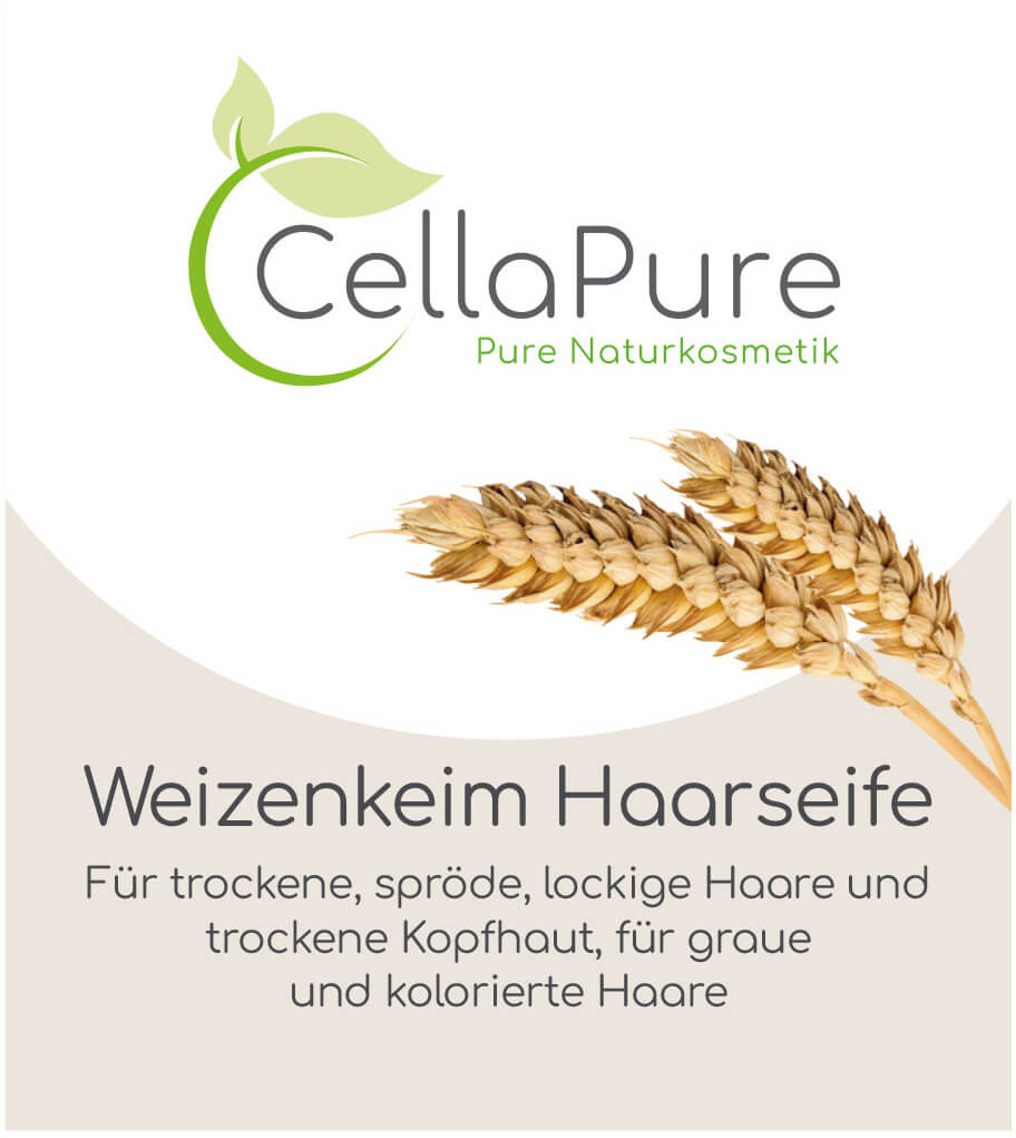 CellaPure Weizenkeim Haarseife