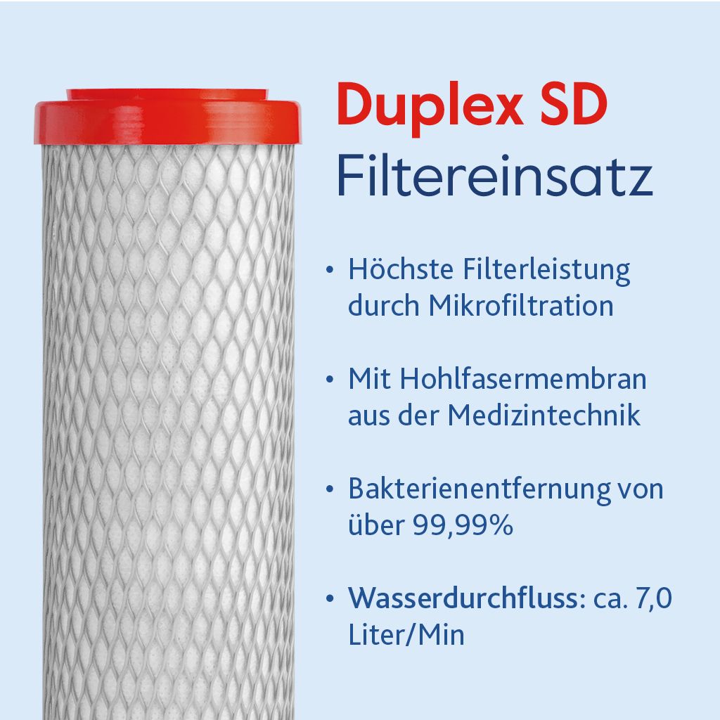 Alvito Filterkartusche Aktivkohlefilter ABF Duplex® SD "rot"