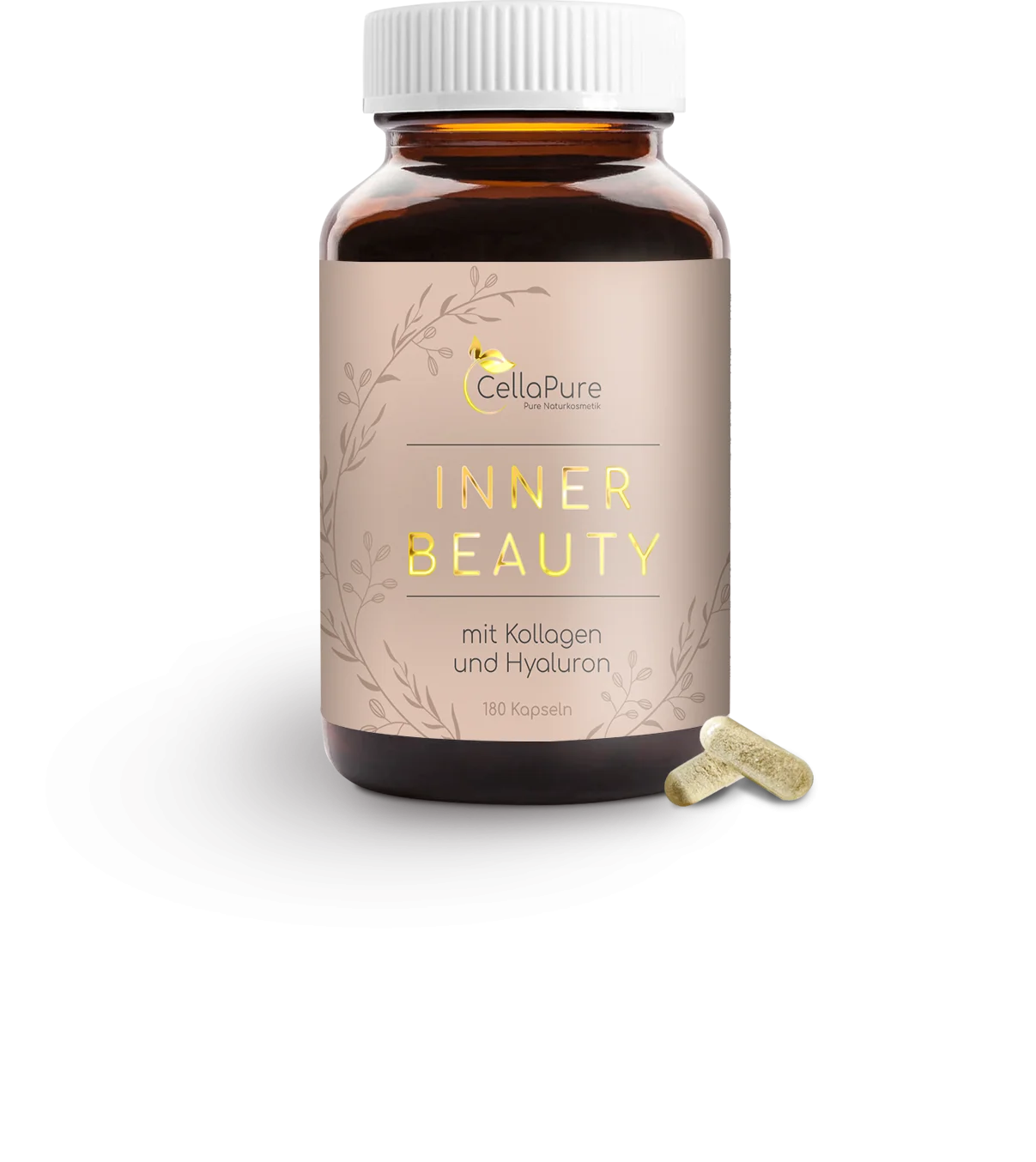 CellaPure Inner Beauty mit Kollagen und Hyaluron 180 Kapseln