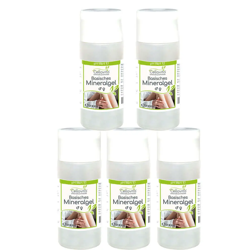 Basisches Mineralgel Vorteilspaket 5 x 200ml