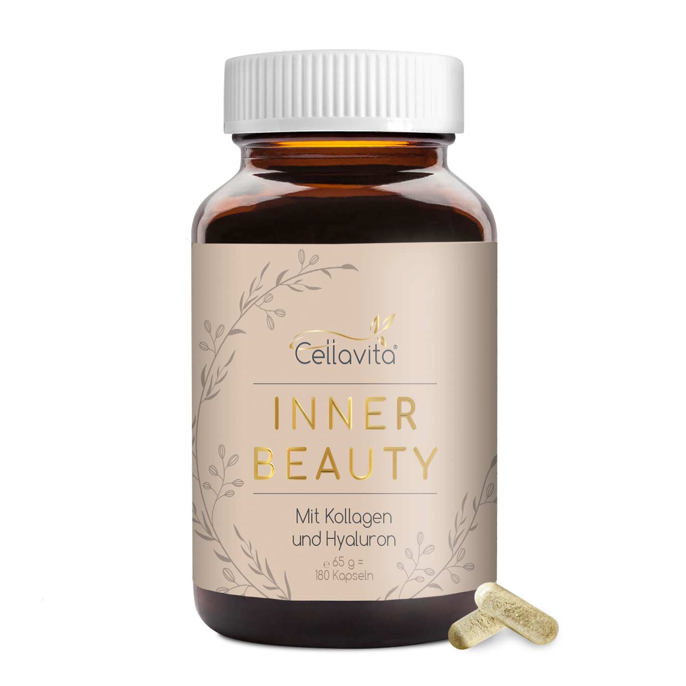 Inner Beauty mit Kollagen und Hyaluron 180 Kapseln
