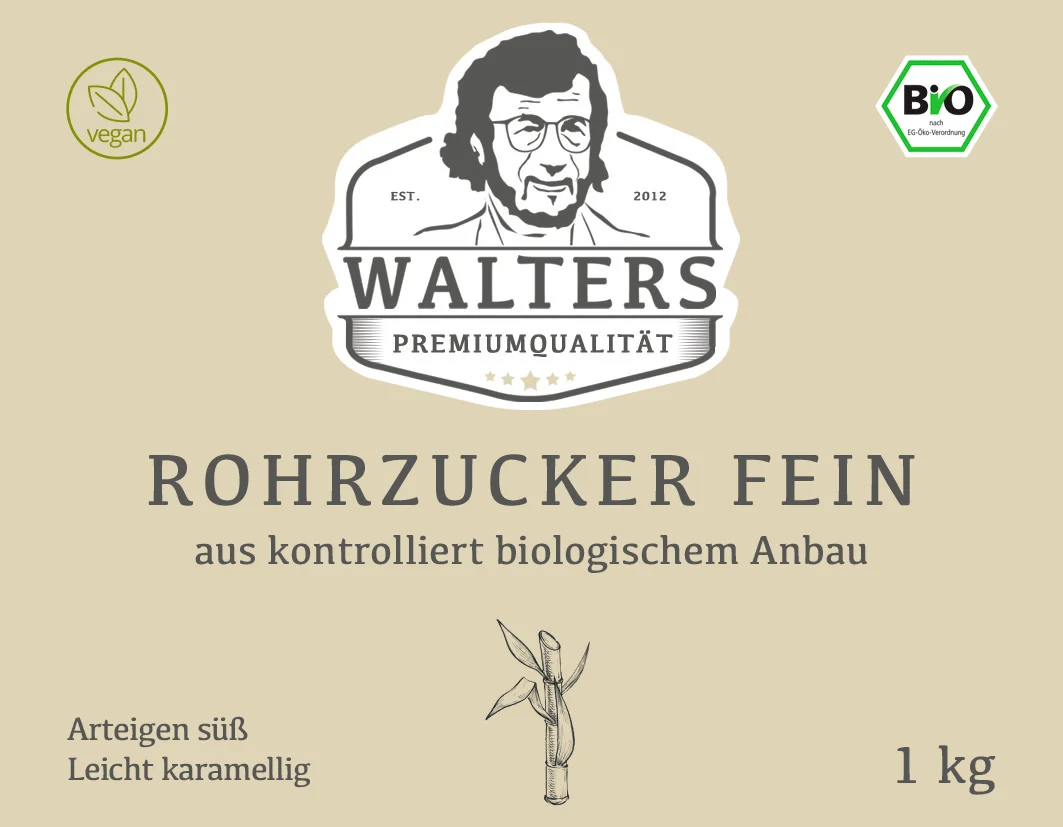 Bio-Rohrohrzucker 1kg