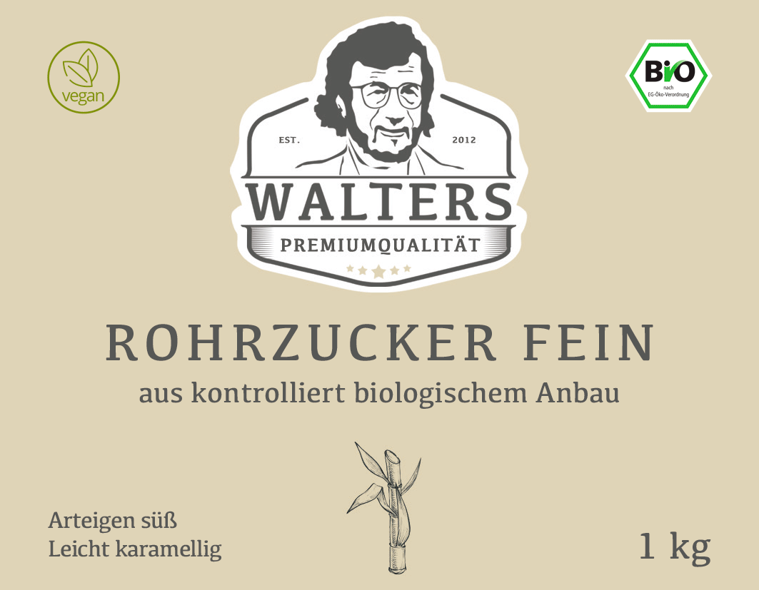 Bio-Rohrohrzucker 1kg