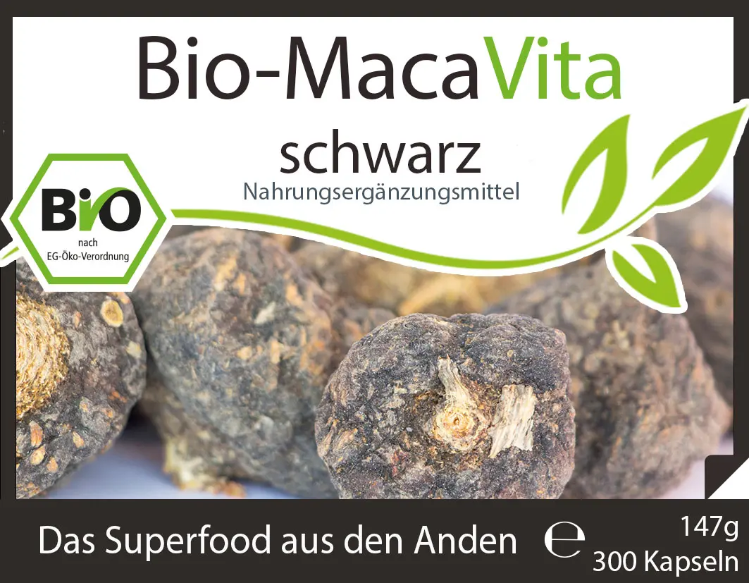 Bio-Maca Vita schwarz Kapseln