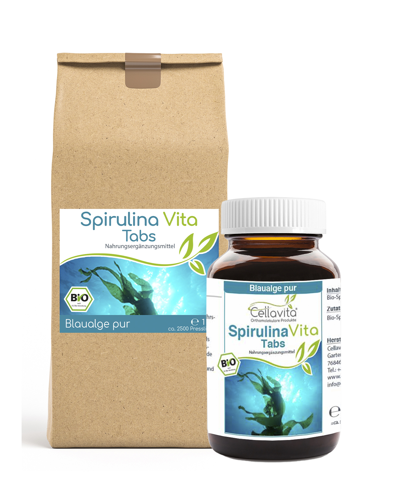 Bio Spirulina Vita Tabs à 400mg 