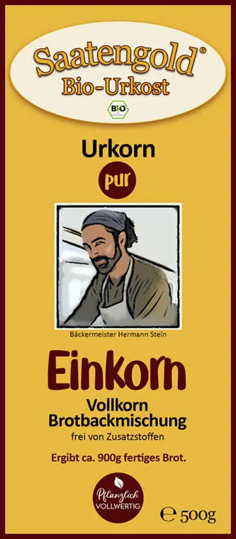 Mehl-Brotbackmischung (Bio) Einkorn pur 500g