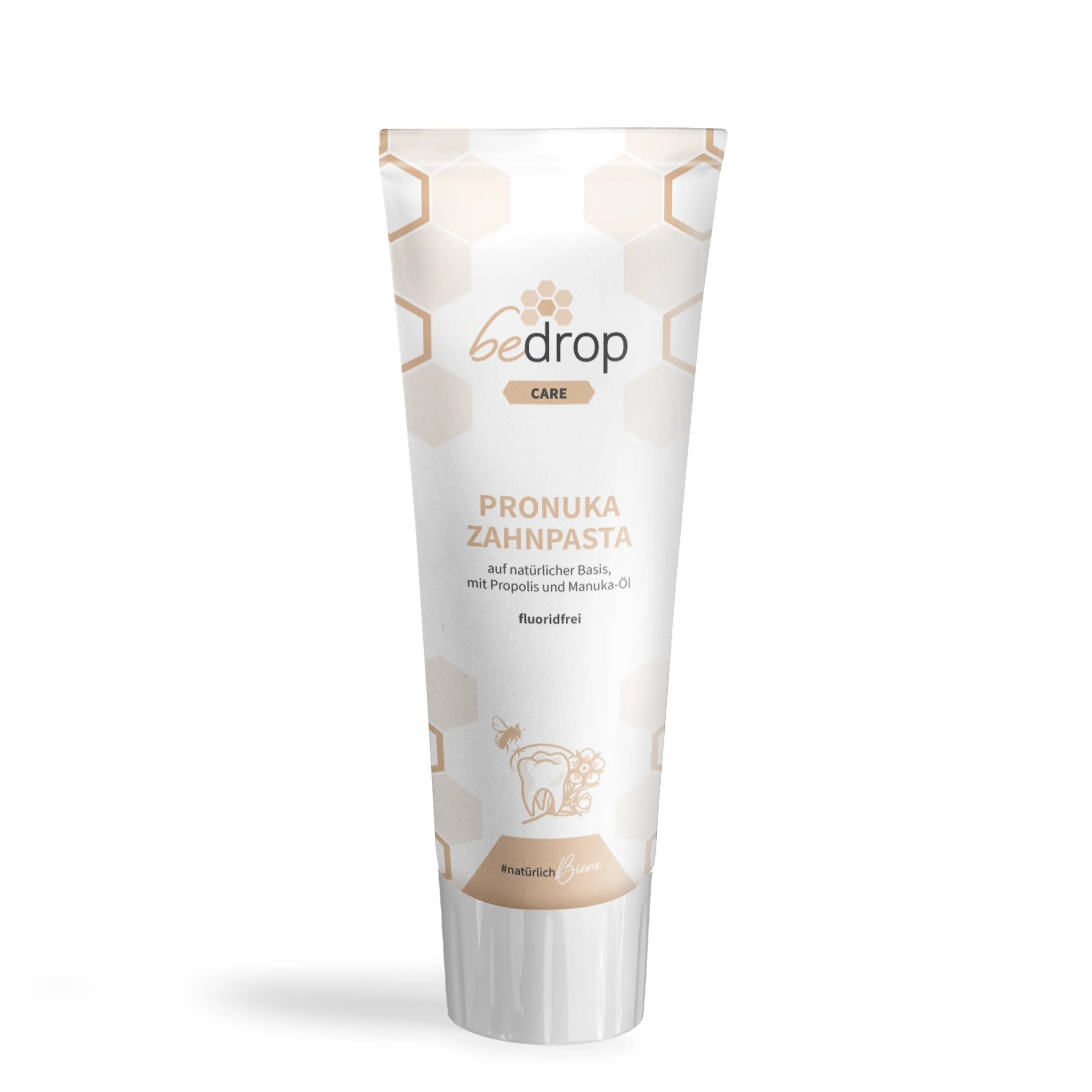 Zahnpasta, natürliche Zahncreme mit Propolis & Manuka-Öl, fluoridfrei „Pronuka" - 75ml