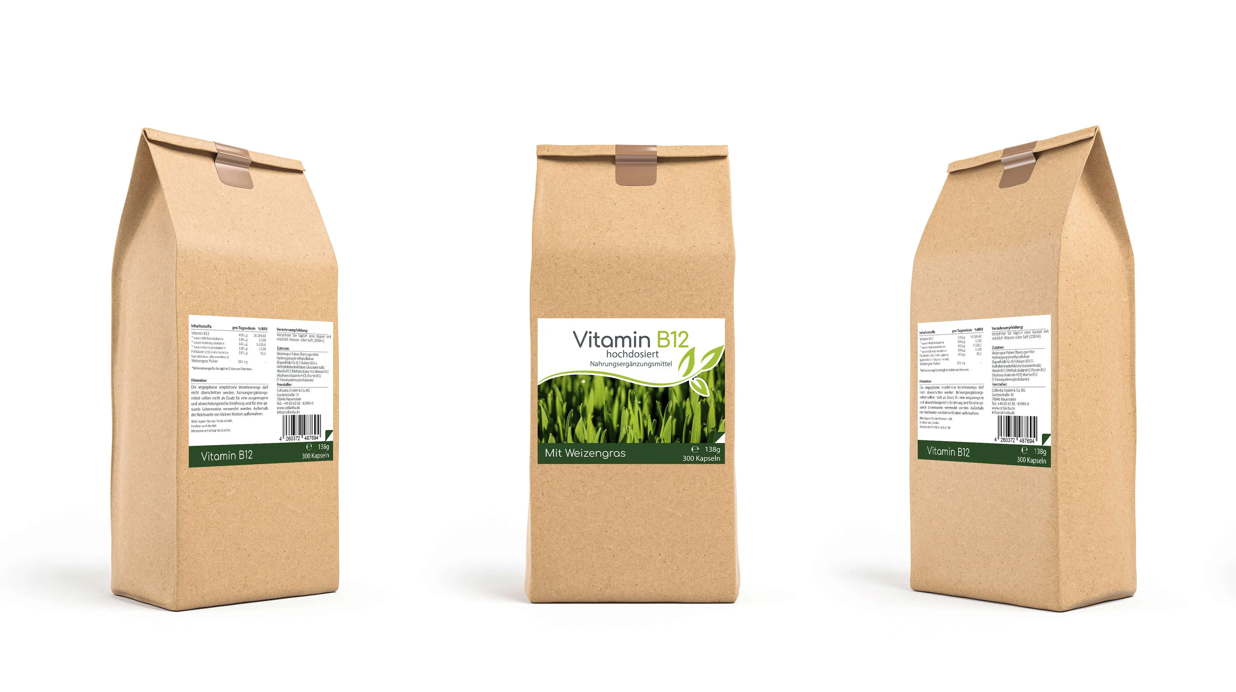 Vitamin B12 hochdosiert Kapseln 