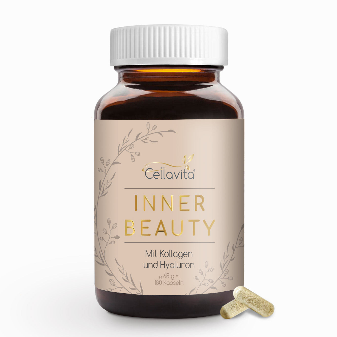 Inner Beauty mit Kollagen und Hyaluron 180 Kapseln