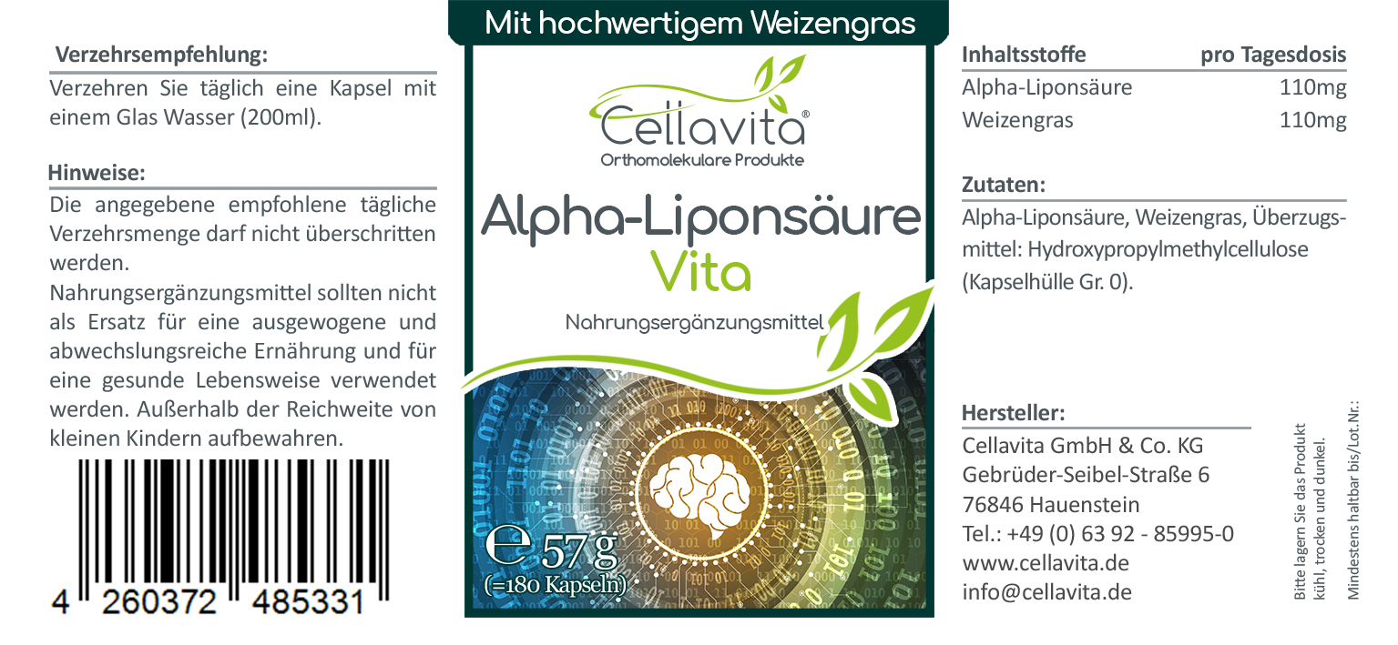 Alpha-Liponsäure Vita Kapseln 