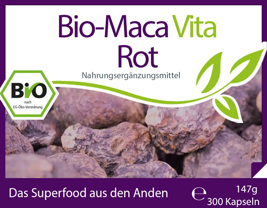 Bio-Maca Vita rot Kapseln