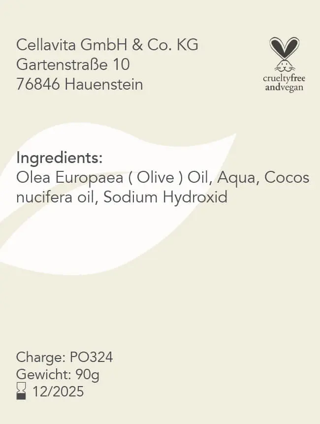 CellaPure Pure Olivenöl-Seife