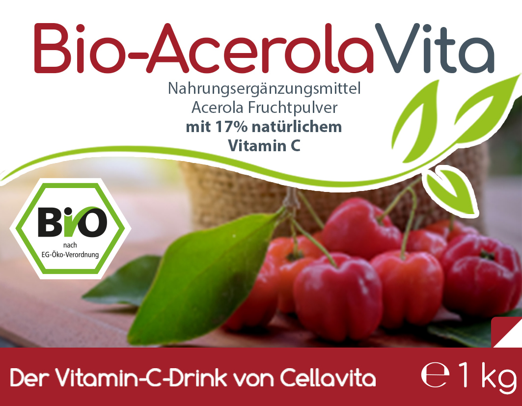 Bio Acerola Vita (Der Vitamin-C-Drink) Pulver Bio Acerola Vita (Der Vitamin-C-Drink) Pulver