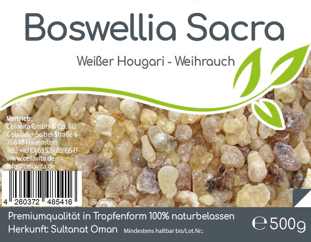 Weißer Hougari - Weihrauch in Tropfenform 