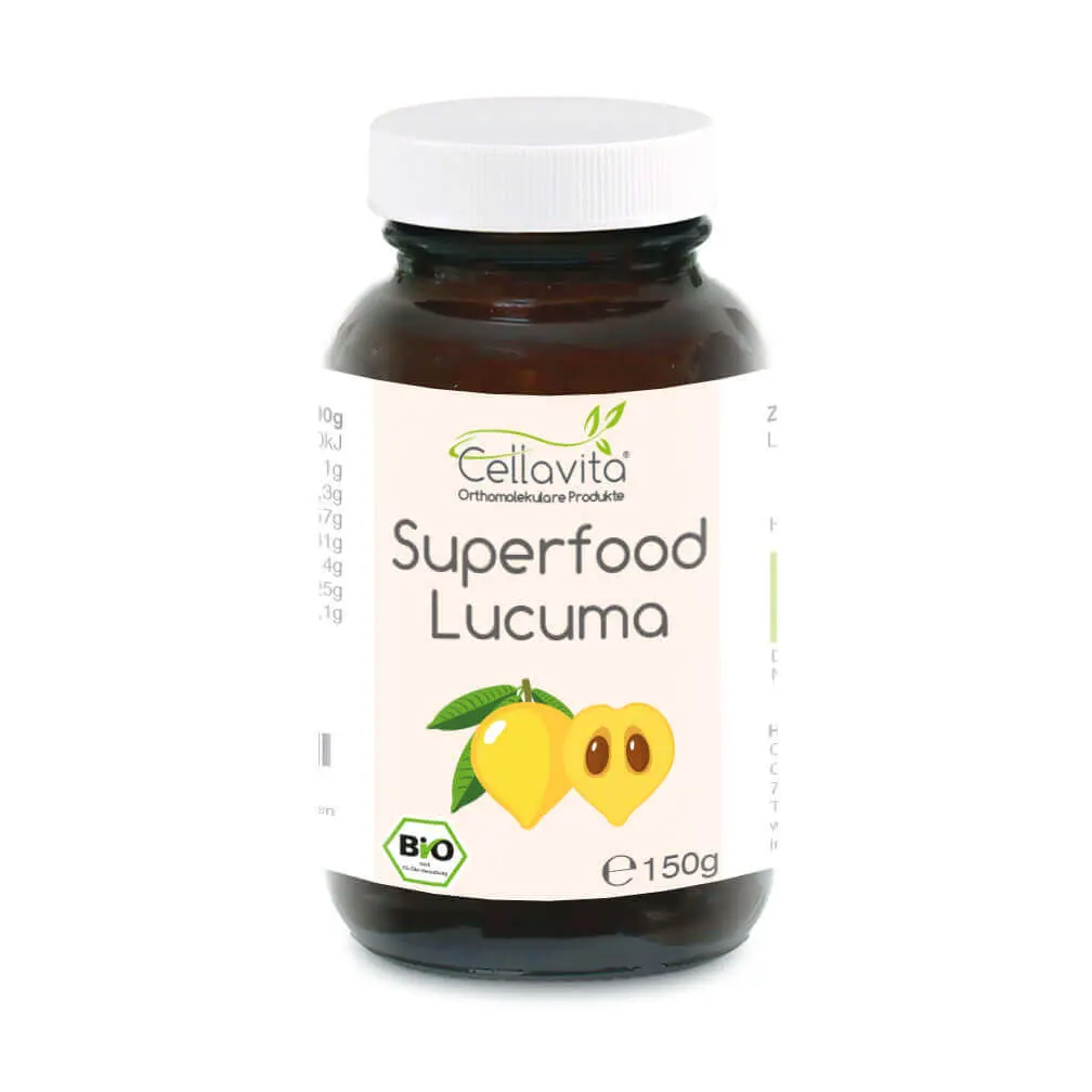 Superfood Lucuma bio Pulver 150g im Glas