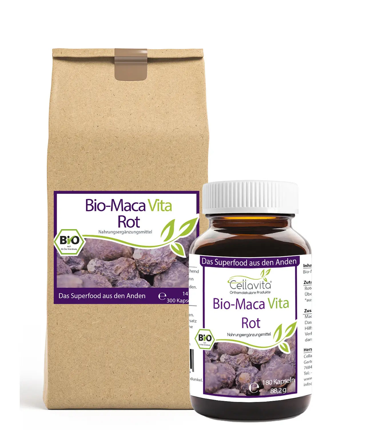 Bio-Maca Vita rot Kapseln