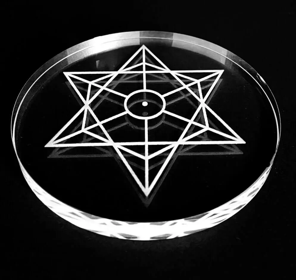 Hochenergie-Scheibe aus Glas by DieStoffwechselProfis® mit 90.10.® Quanten-Technologie