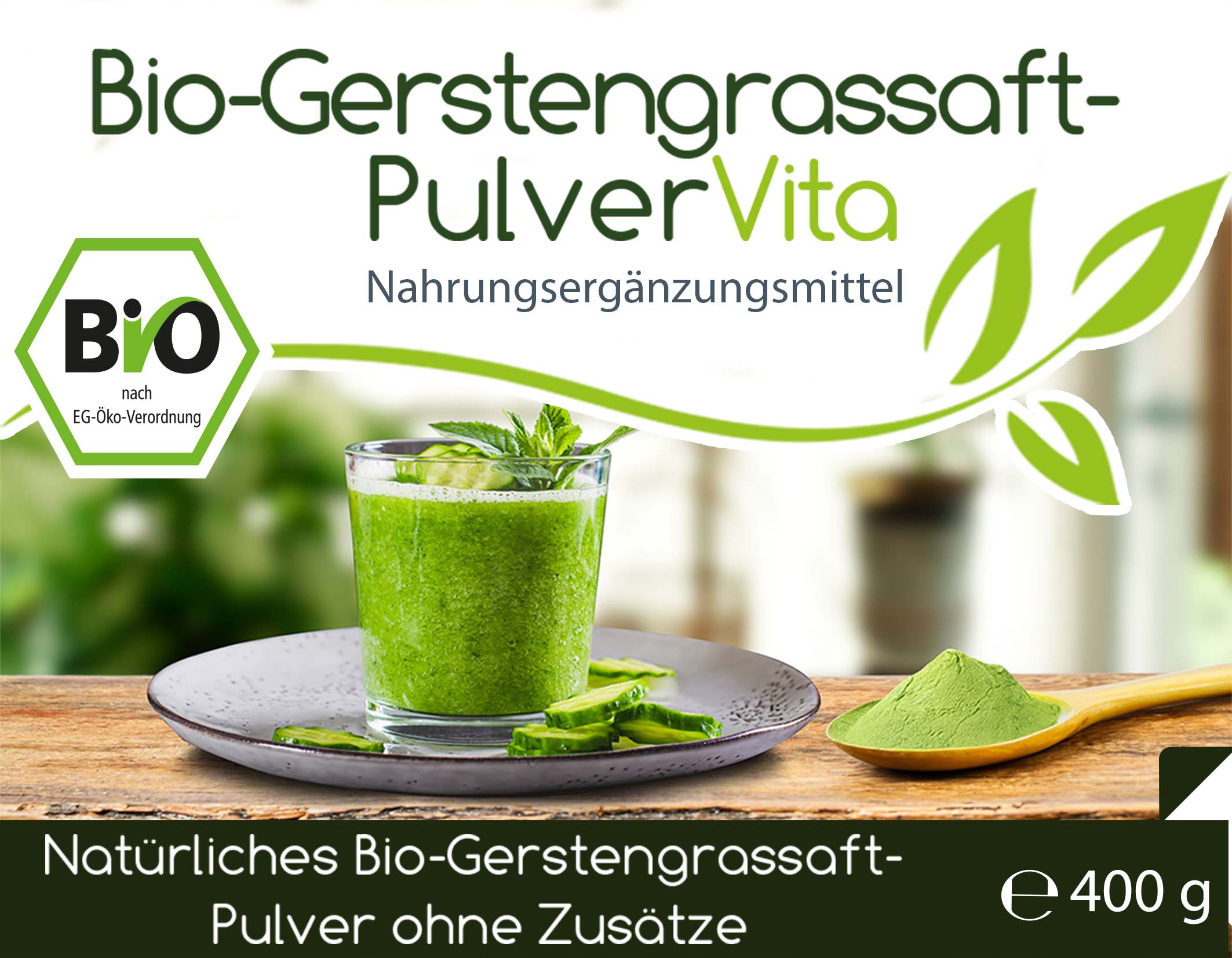 Bio Gerstengrassaft-Pulver Vita 
