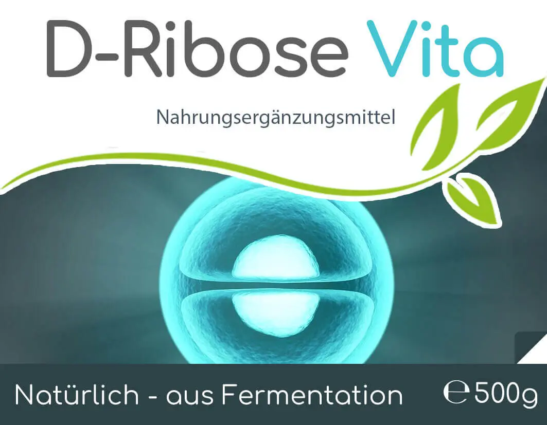 D-Ribose Vita Pulver 500g Vorratsbeutel