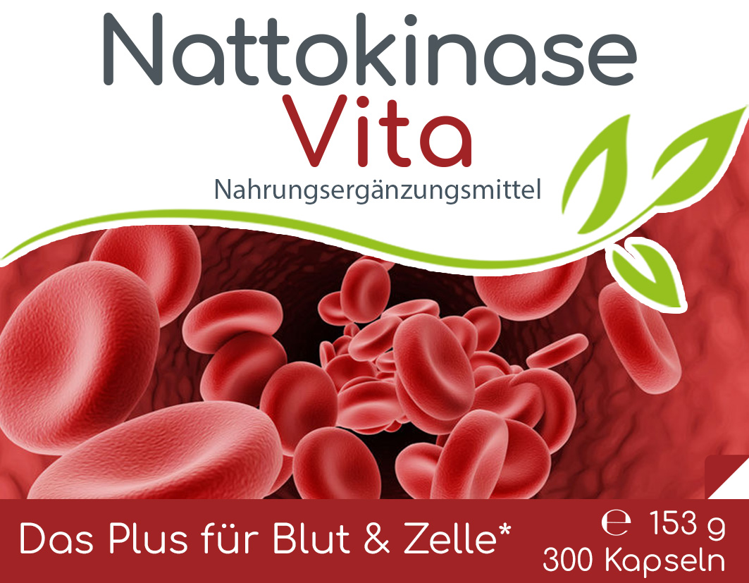 Nattokinase Vita Kapseln (Das Plus für Blut & Zelle) 