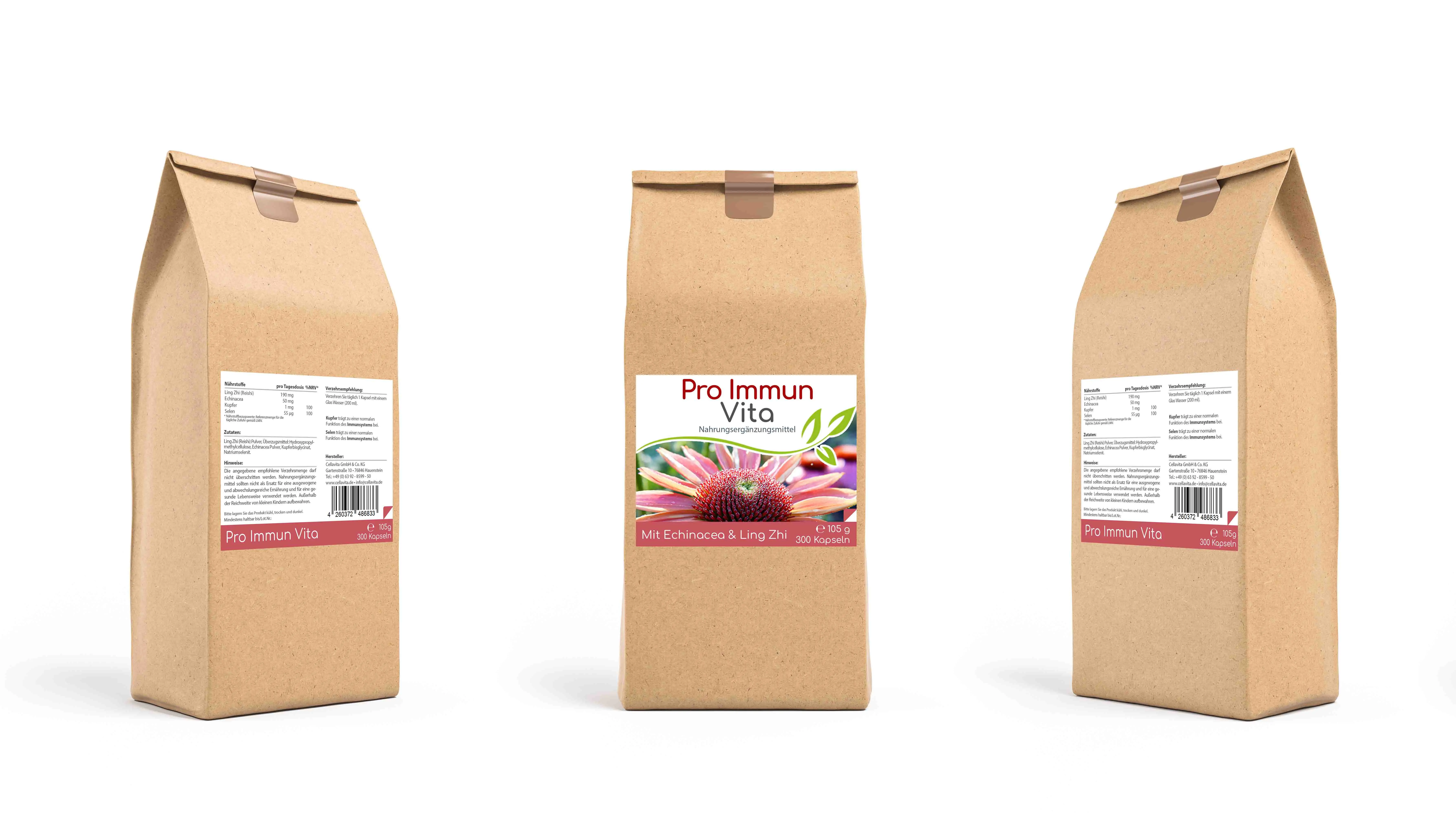 Pro Immun Vita  (mit Echinacea + Ling Zhi) Kapseln