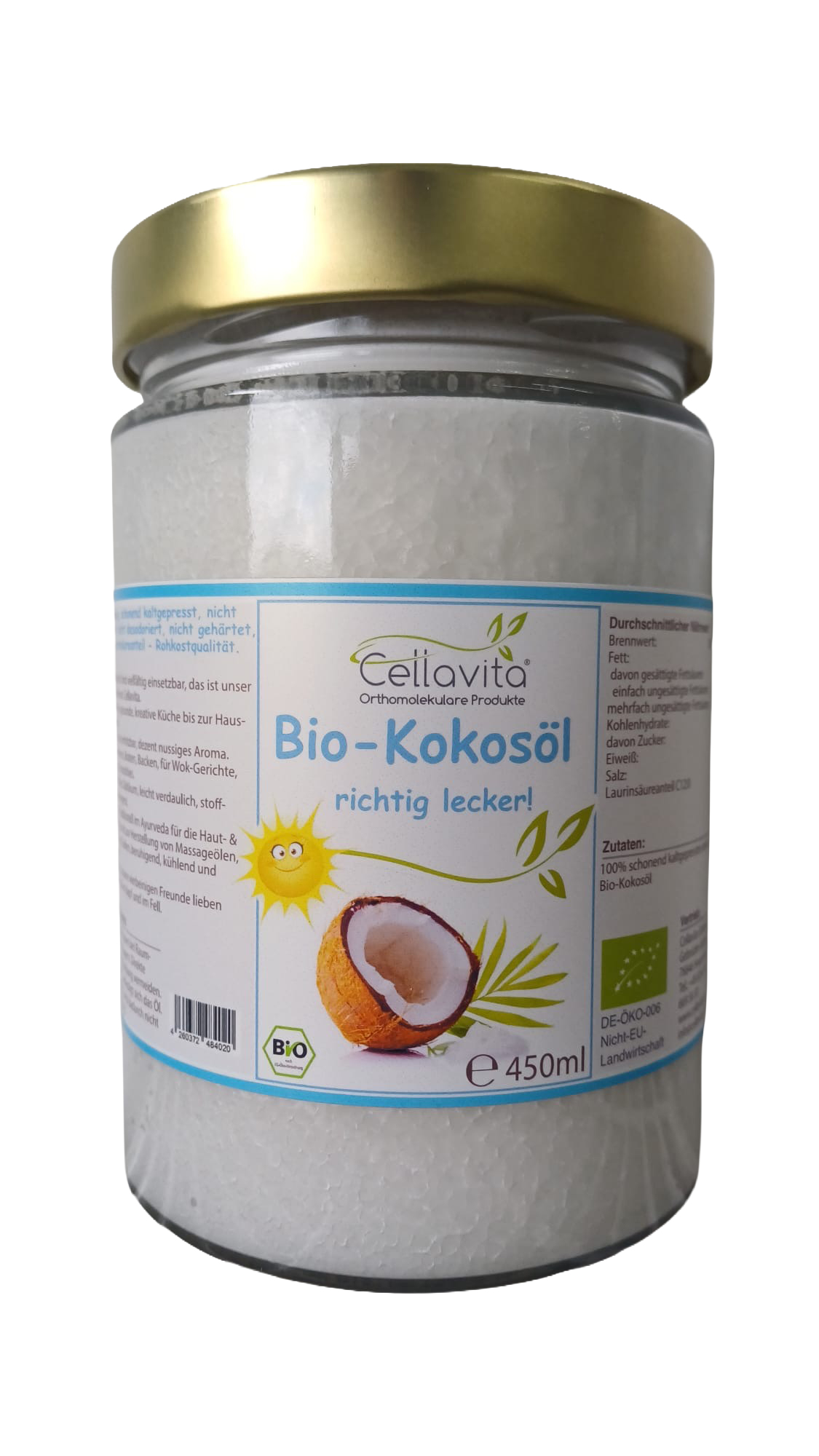 Bio Kokosöl 450ml 